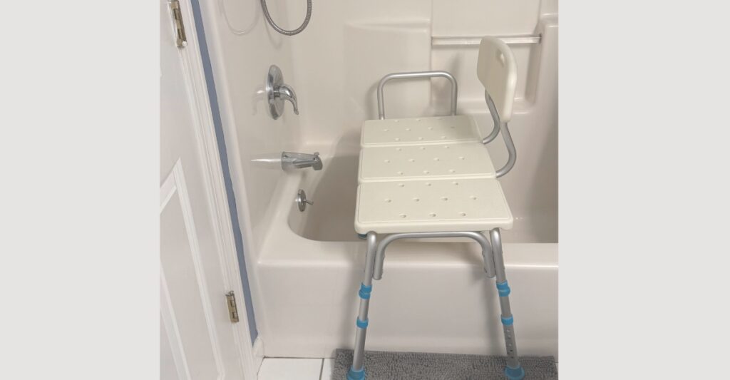 transfer bench for elderly bathroom safety
